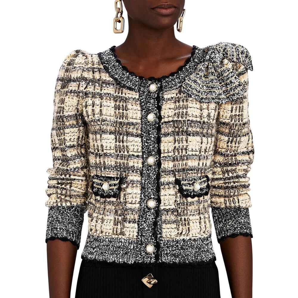 Loveshackfancy Boucle Multi Chantria Size XS Cardigan